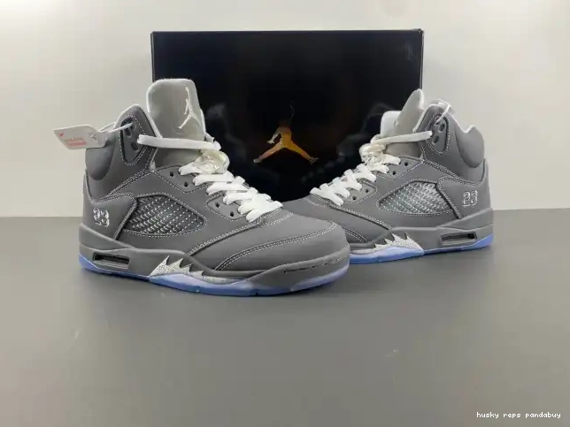 Cheap Husky Retro Jordan 5 Grey 136027-005 Wolf Air 0626